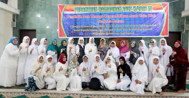 Pendidik PAUD se-Batam Ikuti Pesantren Ramadhan